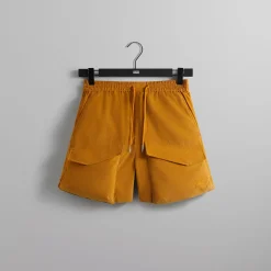 Cheap Kith Summer Cord Boreum Cargo Short Honey Bee