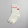 Store Kith Summer Stripe Mid-Length Sock Sandrift
