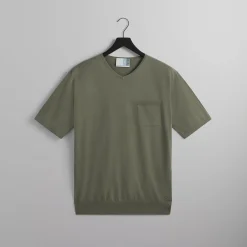 Hot Kith Sylvan Knit V-Neck Tee Scene