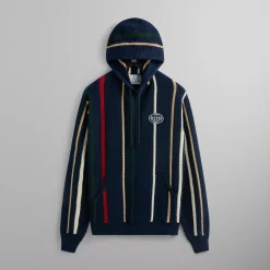 Clearance Kith Textured Knit Moore Hoodie Nocturnal
