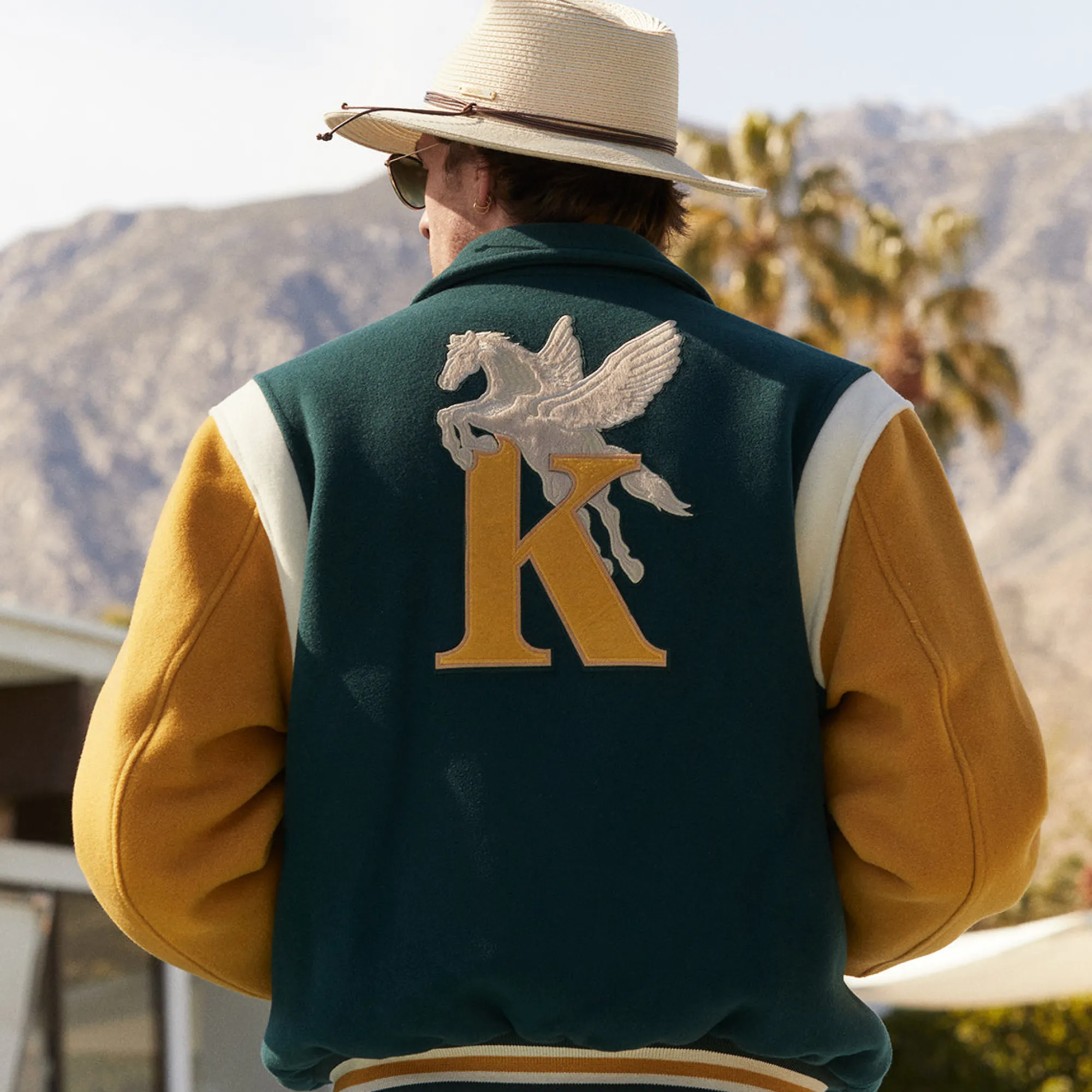 Sale Kith Varsity Wool Coaches Jacket Fairway