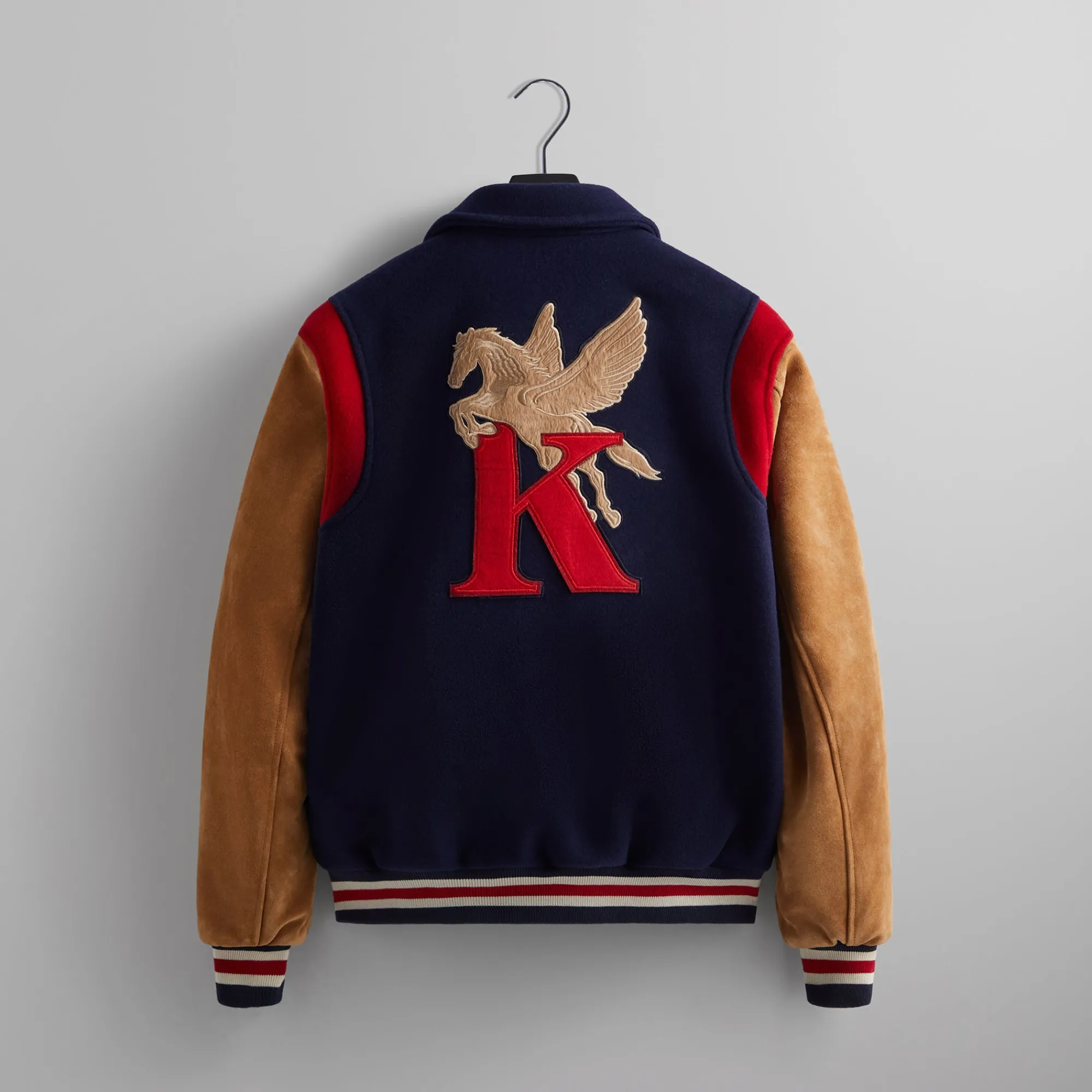 Online Kith Varsity Wool Coaches Jacket Nocturnal