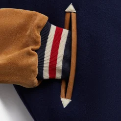 Online Kith Varsity Wool Coaches Jacket Nocturnal