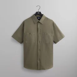 Sale Kith Washed Cotton Apollo Shirt Dock