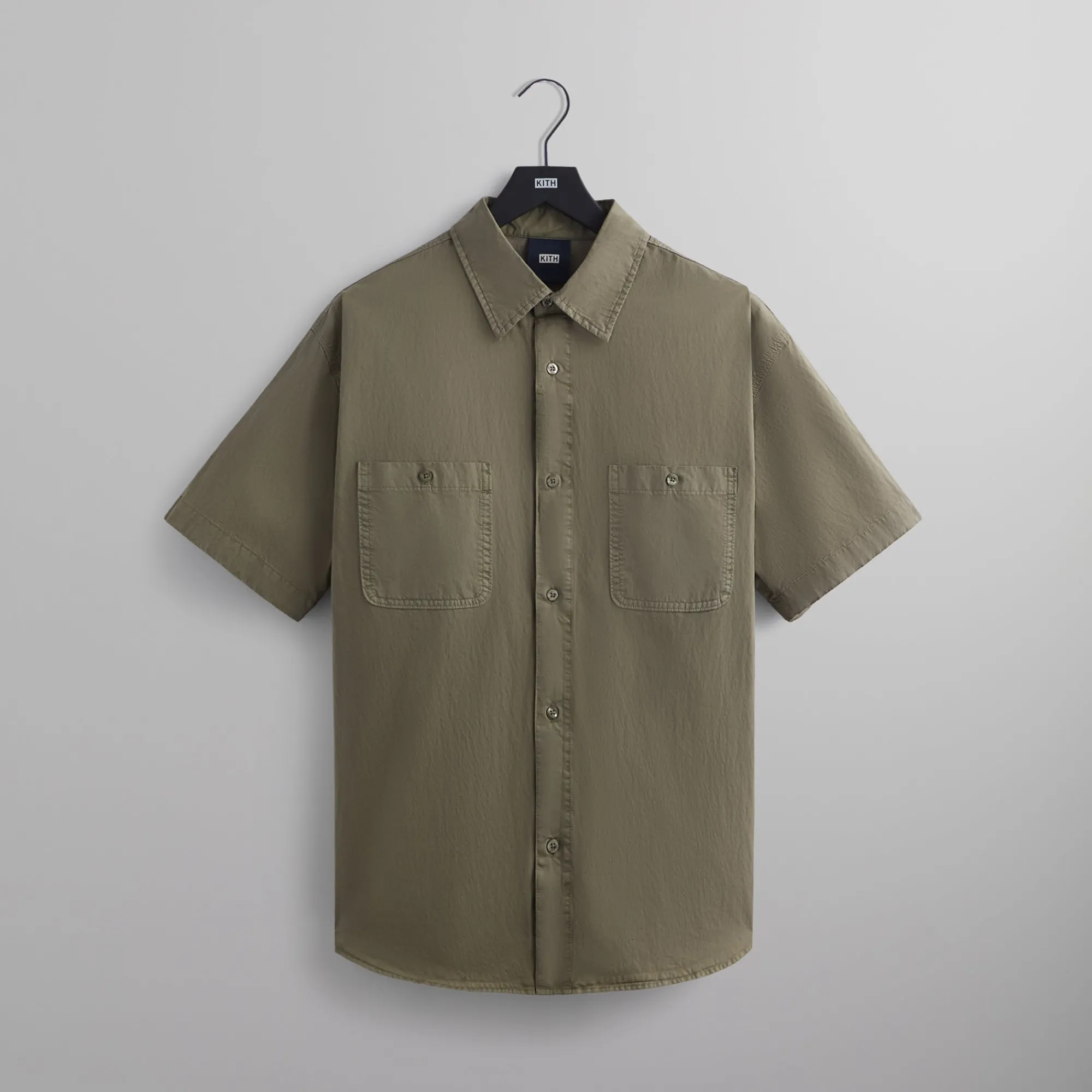 Sale Kith Washed Cotton Apollo Shirt Dock