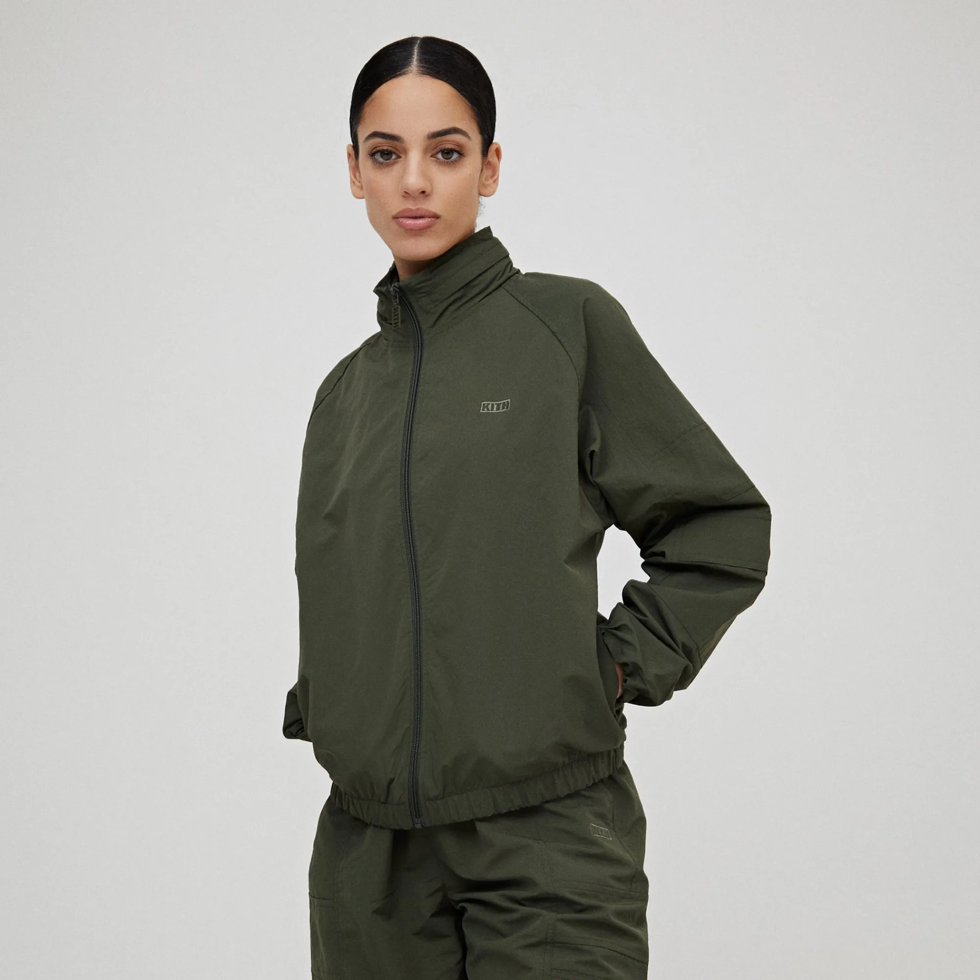Best Sale Kith Women Adira Zip Jacket Arame