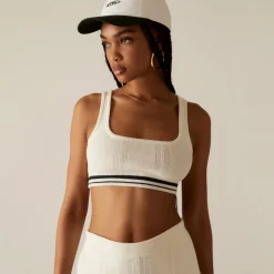 Clearance Kith Women Aubrey Perforated Knit Bra Nano
