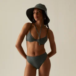 Fashion Kith Women Bellamy Monogram Balconette Top Serpentine