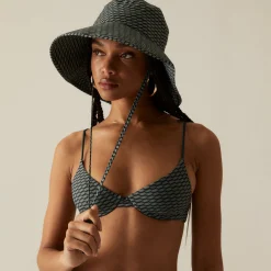 Outlet Kith Women Bellamy Monogram Balconette Top Serpentine