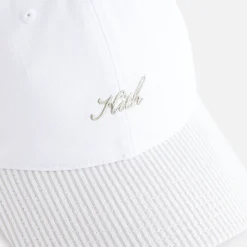 Best Sale Kith Women Blocked Seersucker Cap Verdant