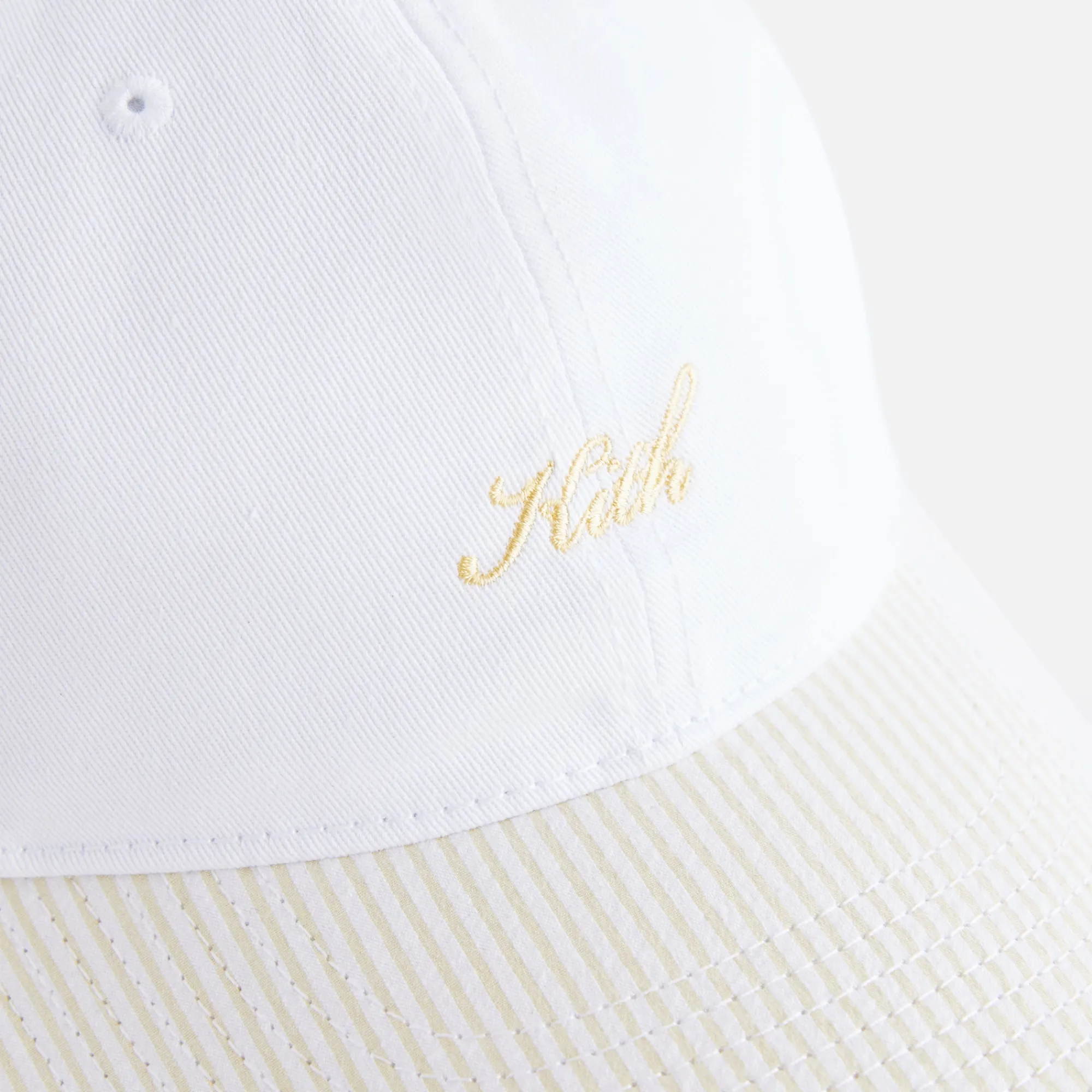 Best Sale Kith Women Blocked Seersucker Cap Sunrise