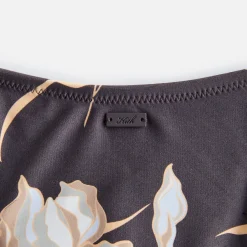 Discount Kith Women Brooke Iris Floral High Cut Bottom Incognito