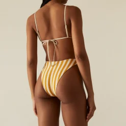 New Kith Women Brooke Kith Striped High Cut Bottom Flash