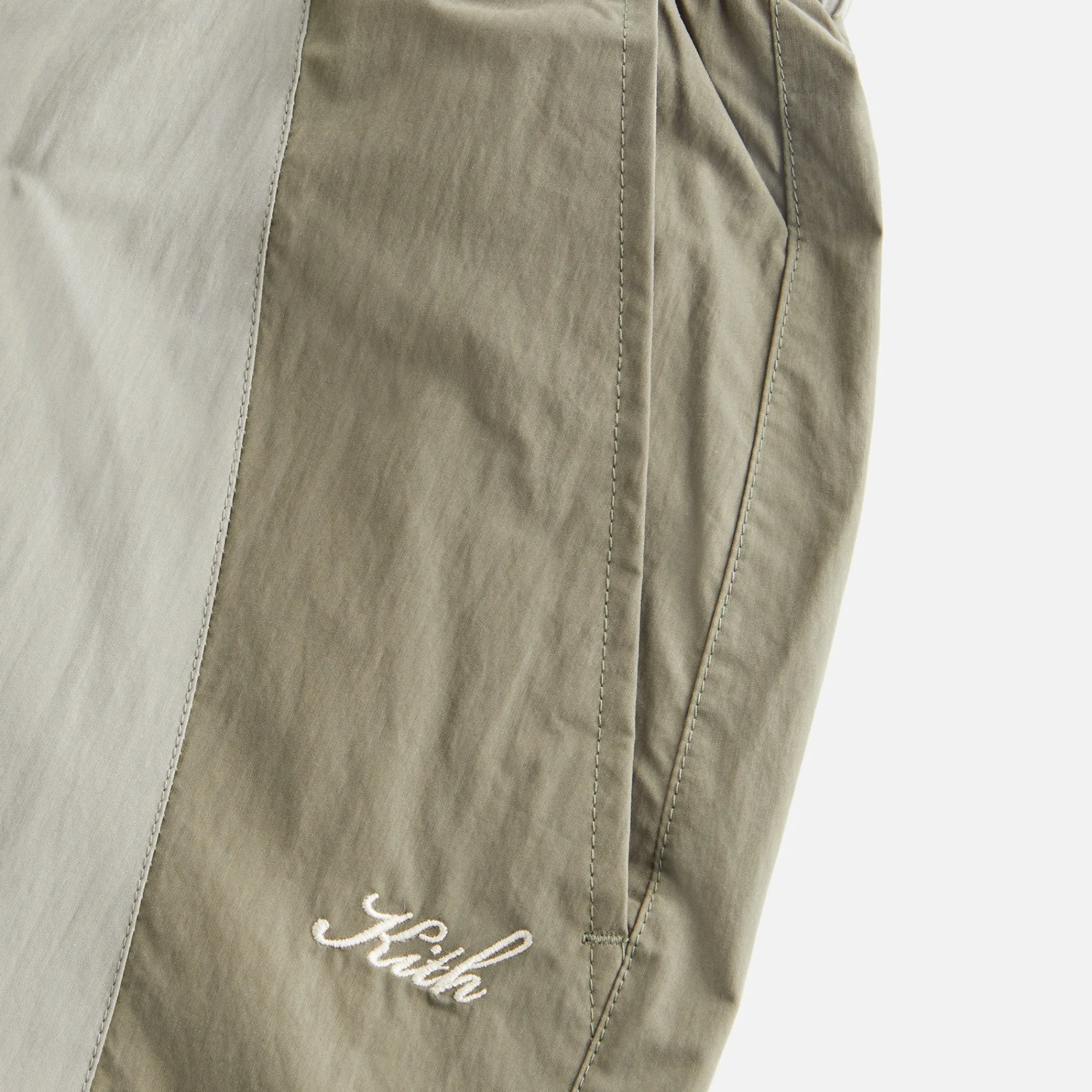 Online Kith Women Carter Color-Blocked Wind Pant Plaster