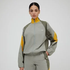 Shop Kith Women Carter Color-Blocked Wind Jacket Plaster