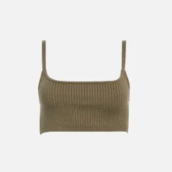 Best Sale Kith Women Dane Knit Bra Moss