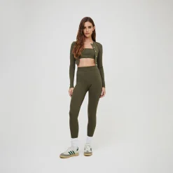 Best Sale Kith Women Dane Knit Bra Moss