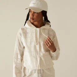 Cheap Kith Women Dylan Broderie Logo Jacket Nano