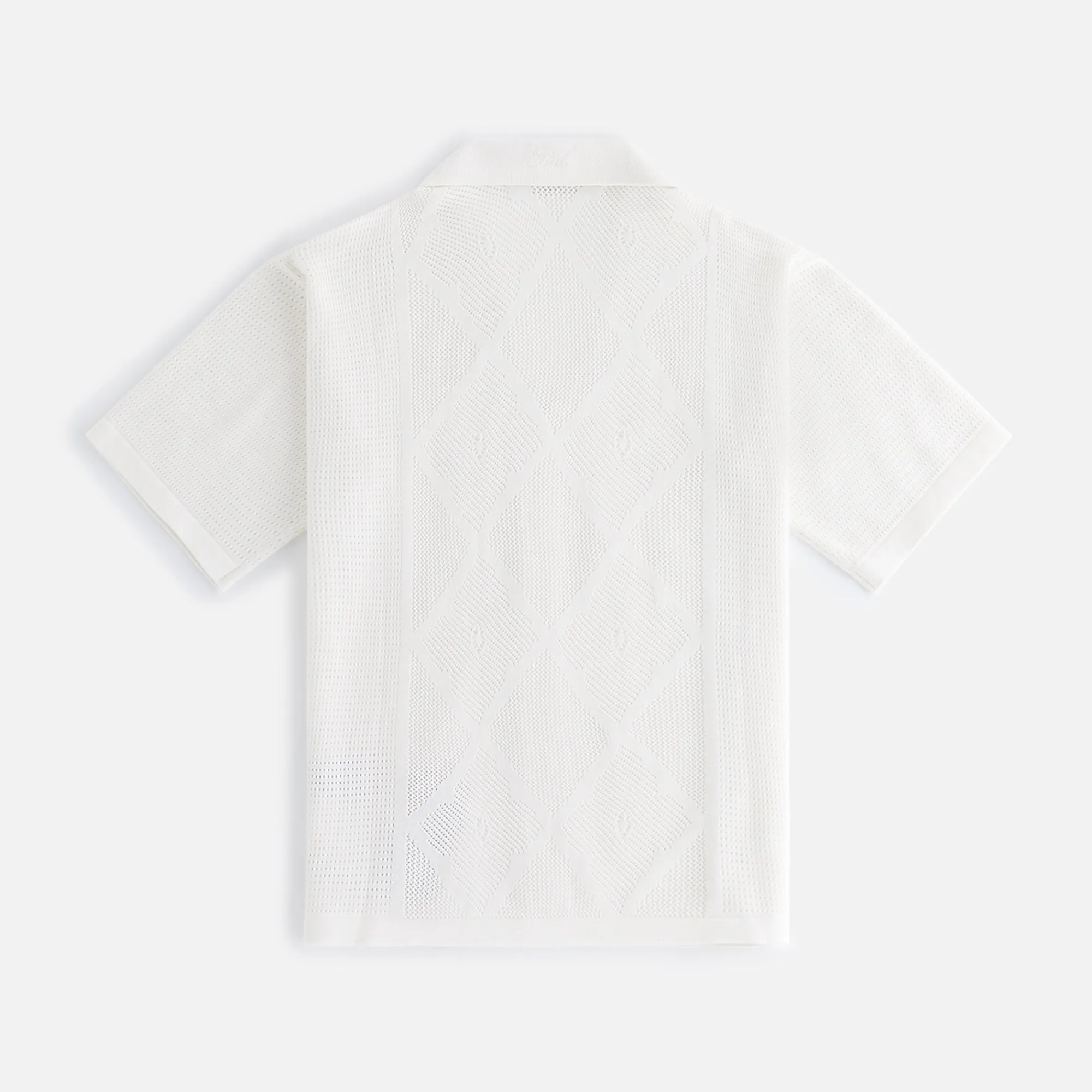 Shop Kith Women Elena Diamond Open Knit Shirt Nano