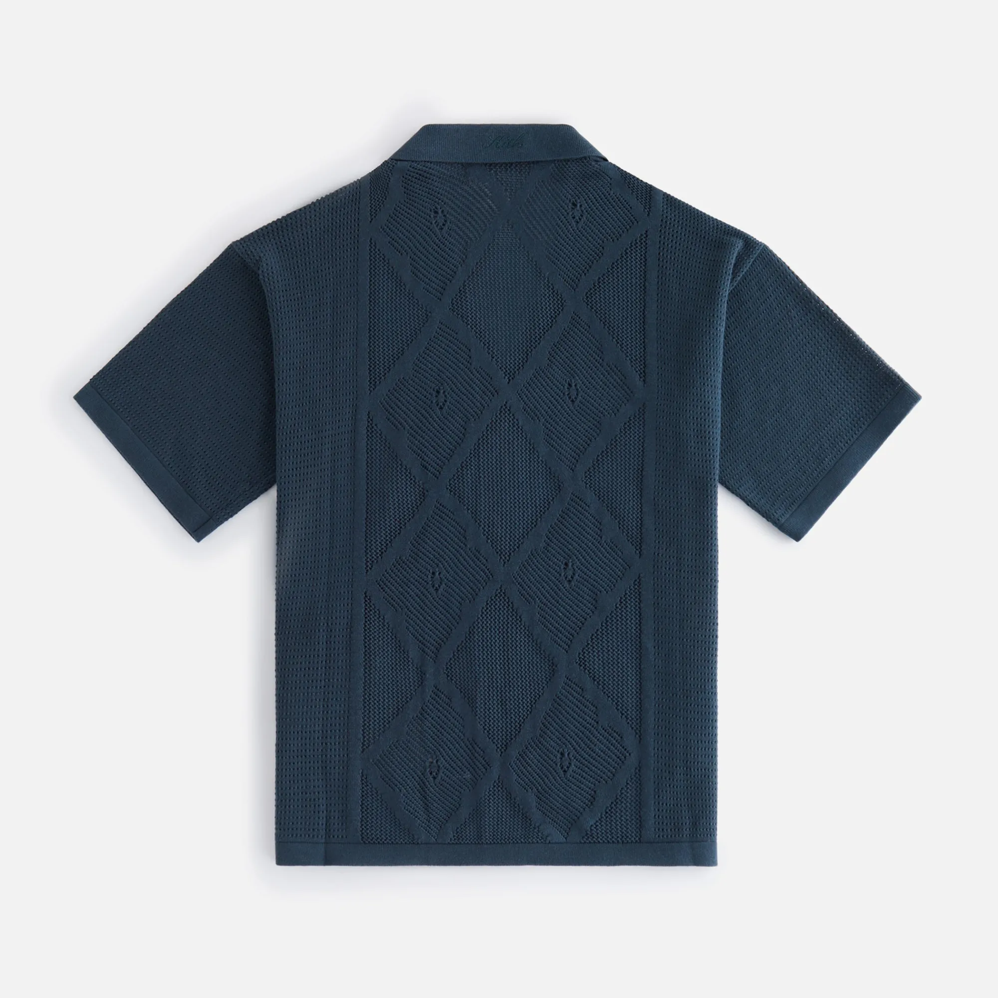 Outlet Kith Women Elena Diamond Open Knit Shirt Serpentine