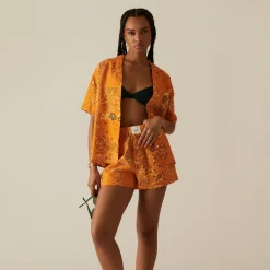 Online Kith Women Elena Kith Paisley Shirt Roe