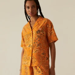 Online Kith Women Elena Kith Paisley Shirt Roe