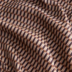 Hot Kith Women Elena Monogram Silk Camp Shirt Canvas