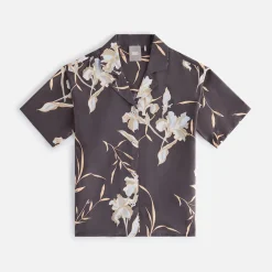 Outlet Kith Women Elena Palm Camp Shirt Incognito