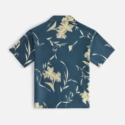 Cheap Kith Women Elena Palm Camp Shirt Serpentine