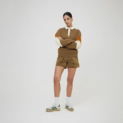 Store Kith Women Emery Herringbone Terry Rugby Shirt Shed