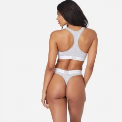 Sale Kith Women For Calvin Klein Bralette Light Heather Grey