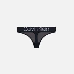 Best Kith Women For Calvin Klein Mesh Thong Black