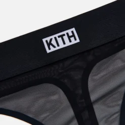 Best Kith Women For Calvin Klein Mesh Thong Black