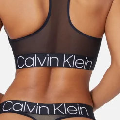 Best Kith Women For Calvin Klein Mesh Thong Black