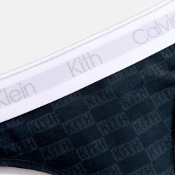Best Sale Kith Women For Calvin Klein Classic Thong Navy Heather