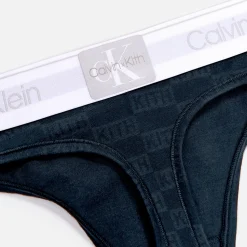 Best Sale Kith Women For Calvin Klein Classic Thong Navy Heather