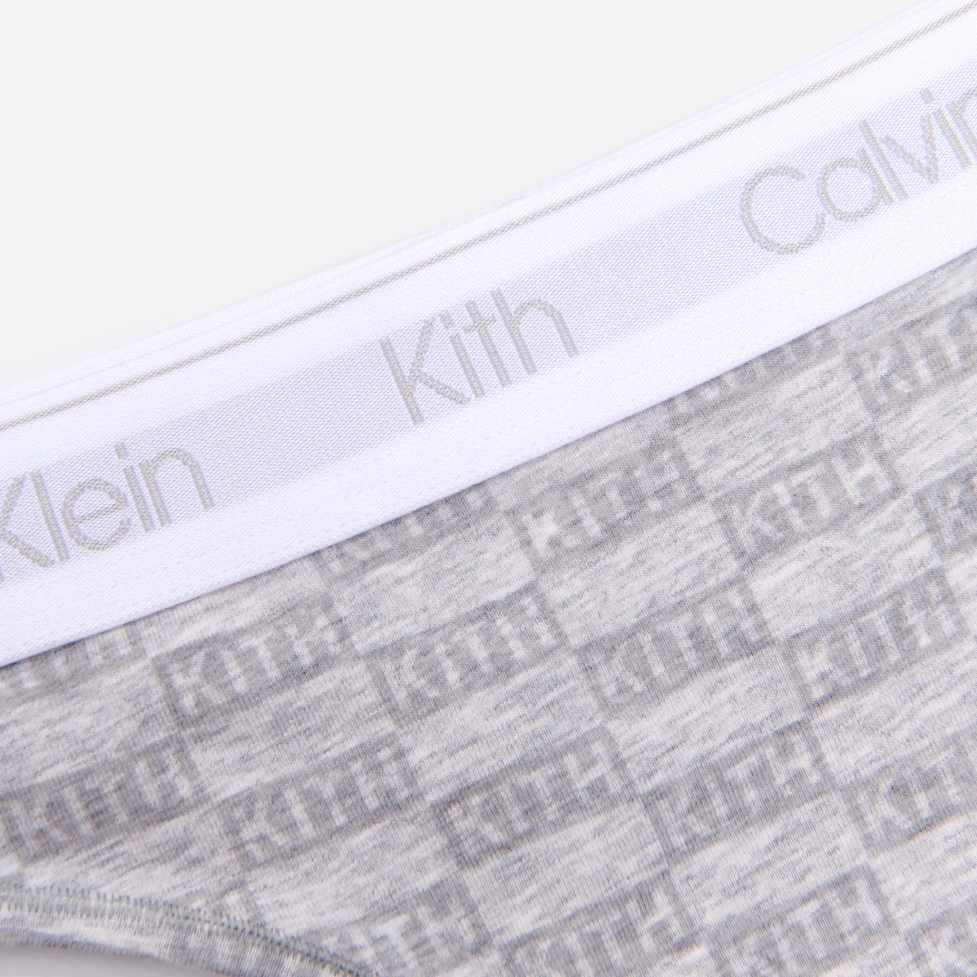 Shop Kith Women For Calvin Klein Thong Light Heather Grey