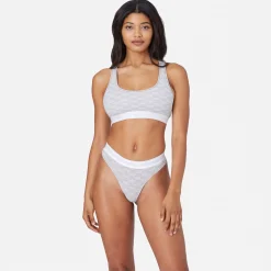 Shop Kith Women For Calvin Klein Thong Light Heather Grey
