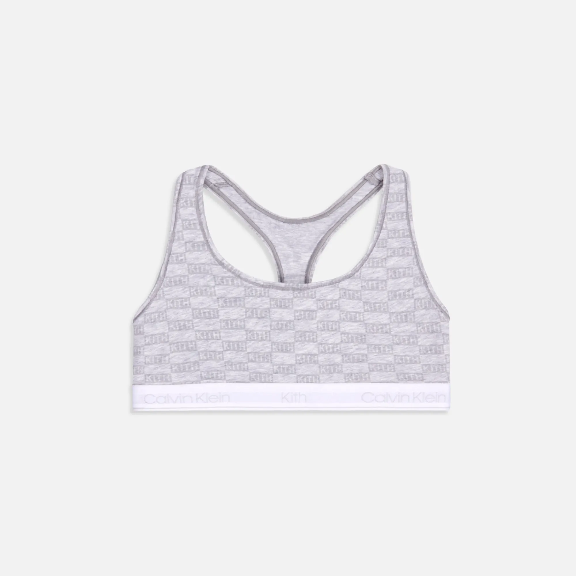 Shop Kith Women For Calvin Klein Bralette Light Heather Grey