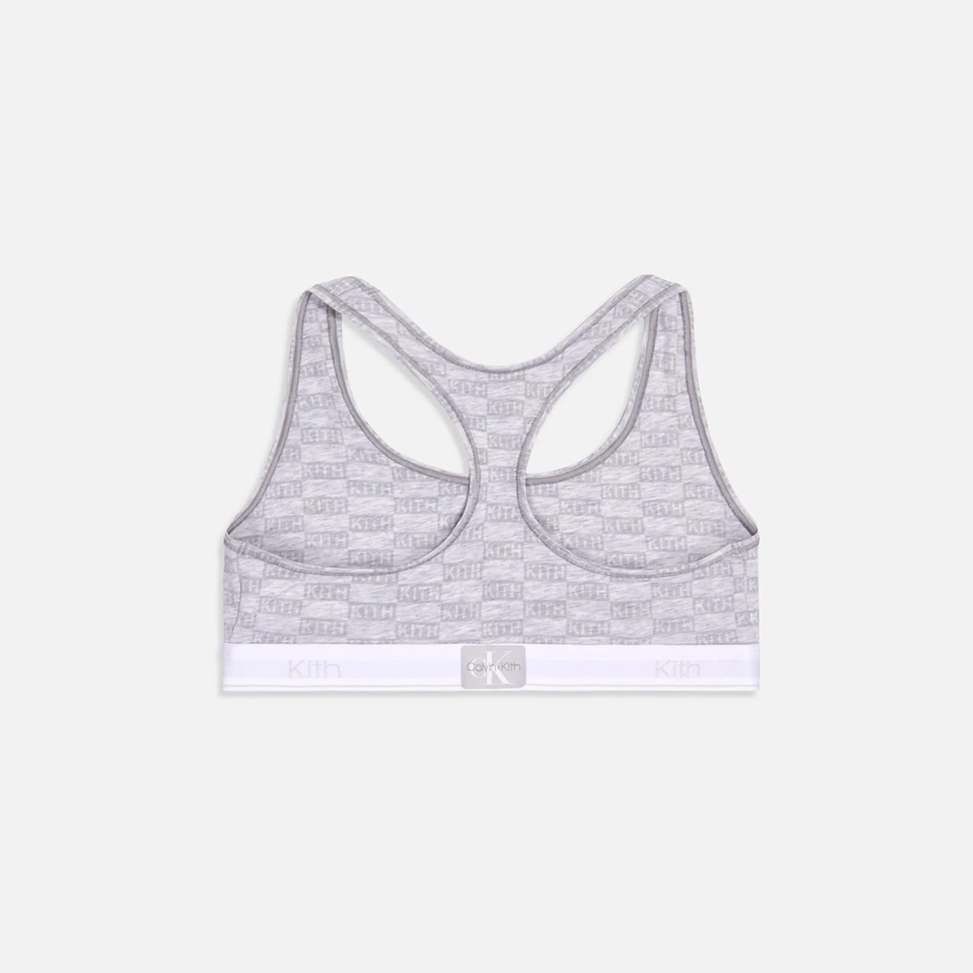 Shop Kith Women For Calvin Klein Bralette Light Heather Grey