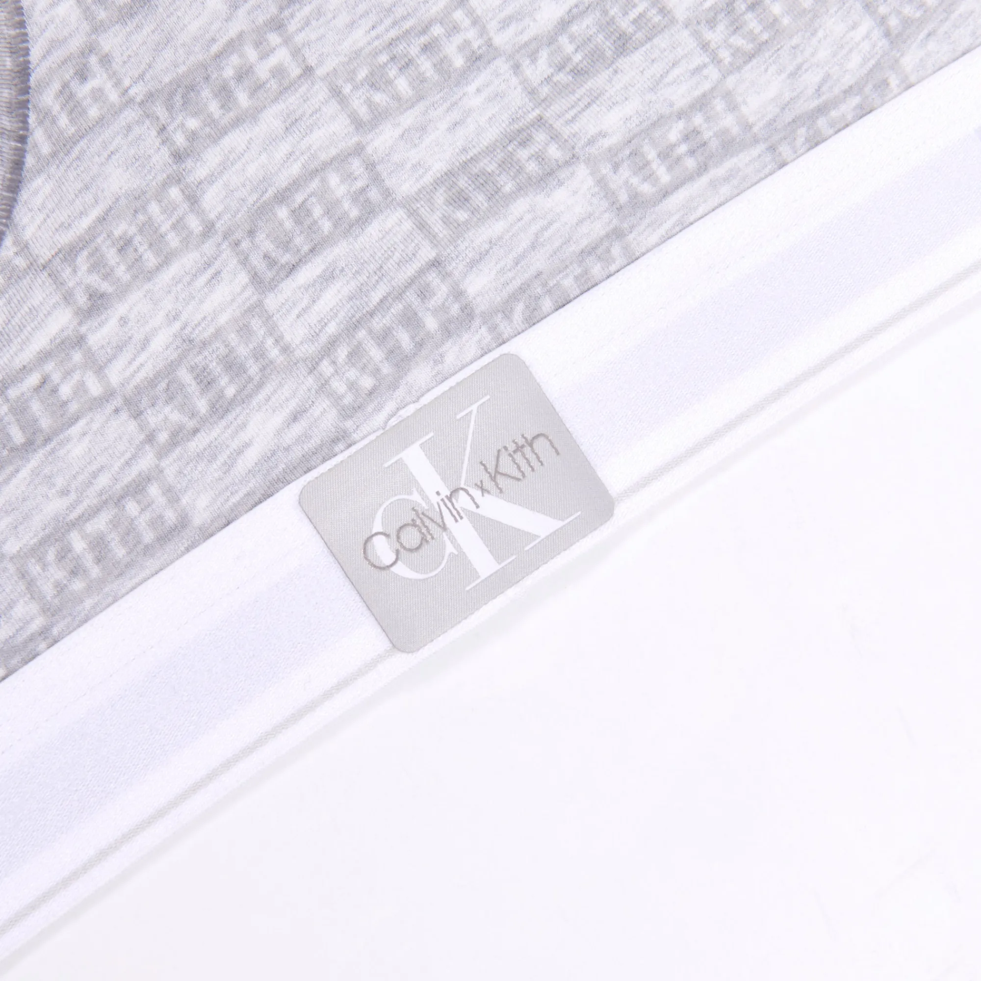 Shop Kith Women For Calvin Klein Bralette Light Heather Grey