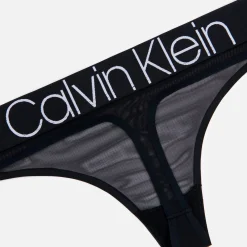 Best Sale Kith Women For Calvin Klein Mesh Thong Black