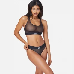 Best Sale Kith Women For Calvin Klein Mesh Thong Black