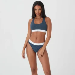 Shop Kith Women For Calvin Klein Classic Bralette Navy Heather