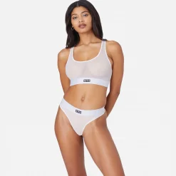 New Kith Women For Calvin Klein Mesh Racerback White