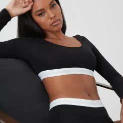 Outlet Kith Women For Calvin Klein Seasonal Boyshort Black