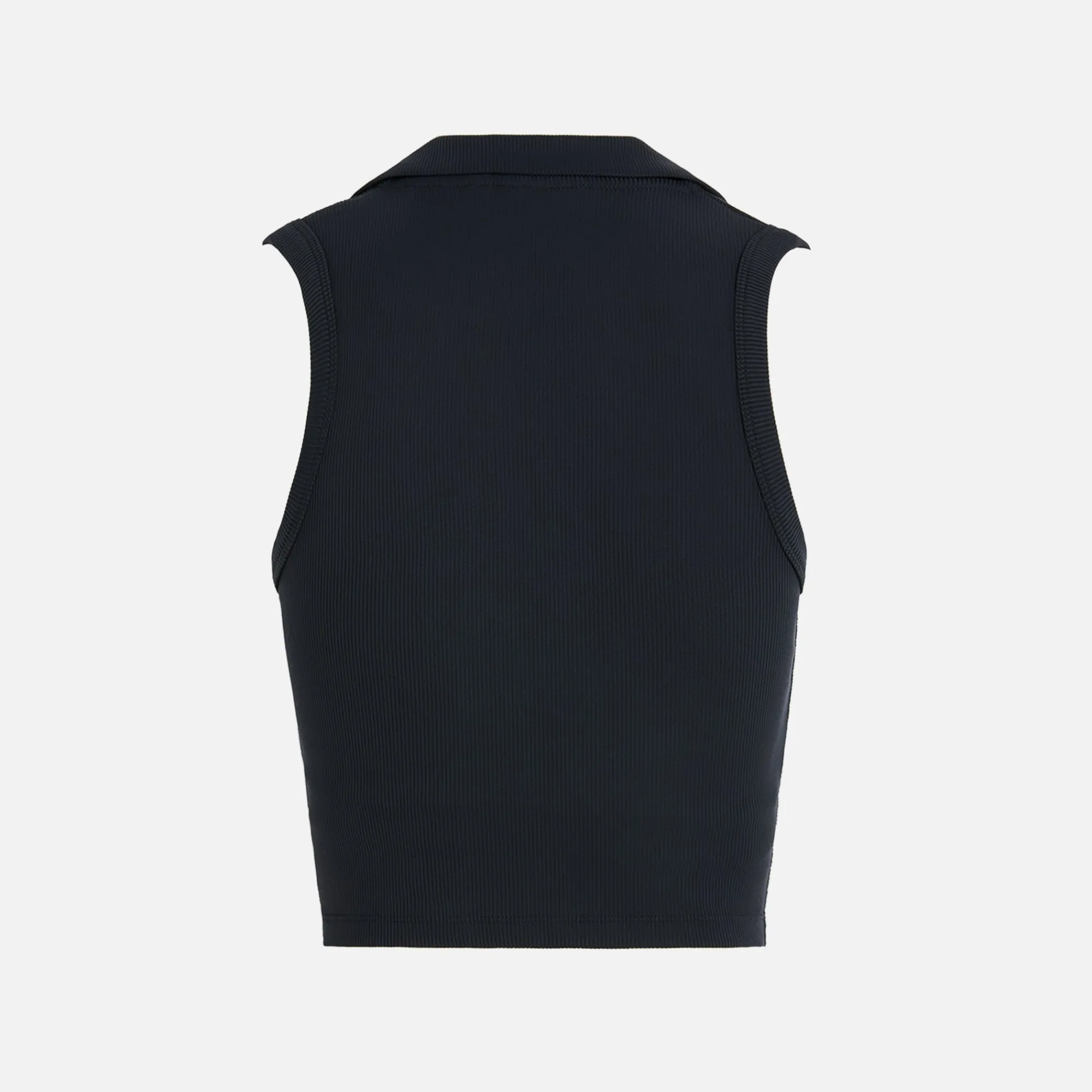 Clearance Kith Women For Wilson Rib Crop Active Polo Black