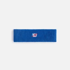 Cheap Kith Women For Wilson Sweatband Blue Quartz