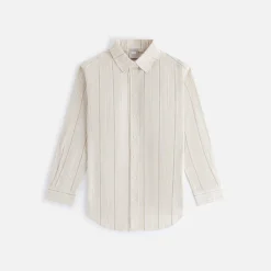Discount Kith Women Gale Logo Stripe Shirt Canvas