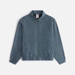 Sale Kith Women Gesa Monogram Silk Coach Jacket Serpentine
